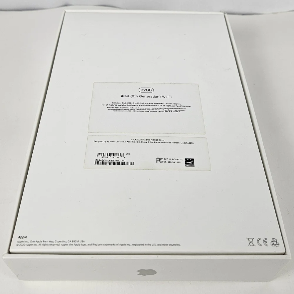 Apple iPad 8th Generation Original Box | BOX ONLY Technology 32gb Electronics